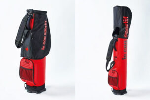 ルコック　キャディーバッグ9型フード一体型　一度のみ使用 le coq sportif golf フード一体型 キャディバッグ(9型/2.8kg/6分割/47