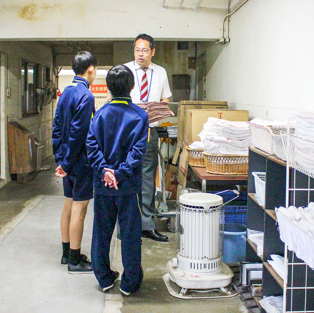 地元中学生の「職場体験」でゴルフ場はいつも大人気