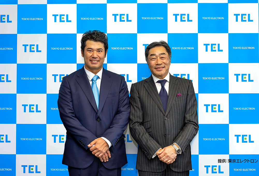 東京エレクトロン 松山英樹とスポンサー契約