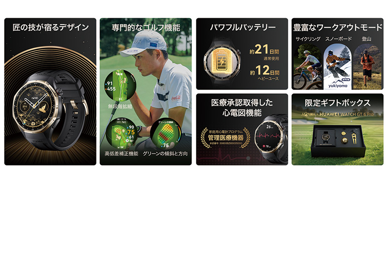 本間ゴルフとファーウェイが生んだ ”プロ仕様