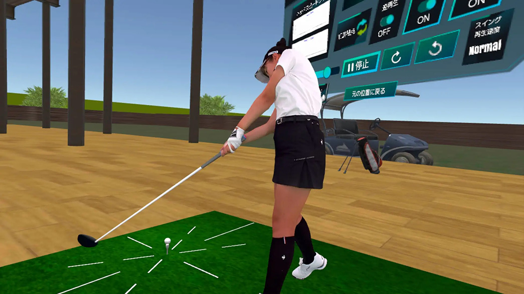 VRゴルフ「EnonoGolf」に菅沼菜々の 高解像度ボリュメトリック