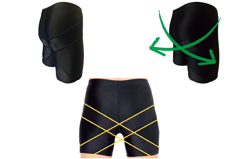 骨盤サポートでスイングが変わる新インナー