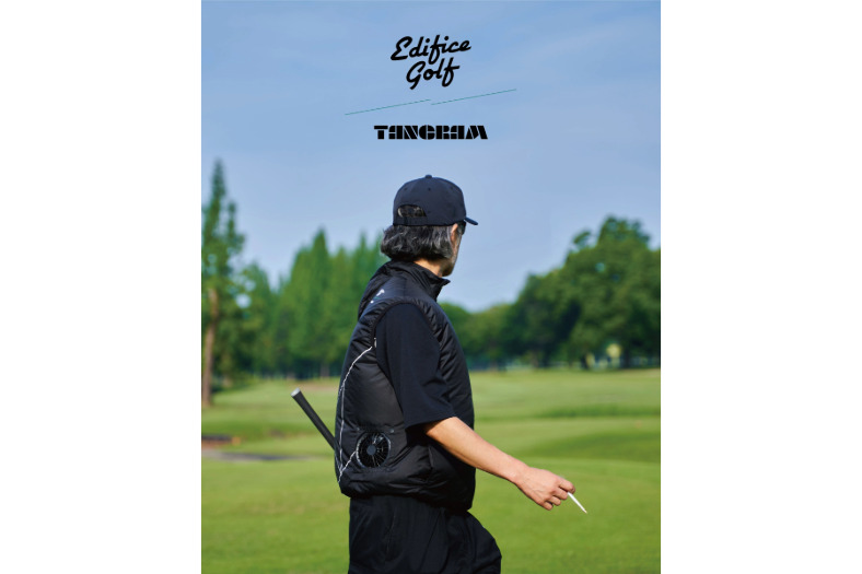 ÉDIFICE GOLF×TANGRAM×FZN・空調風神服® 『TANGRAM*EDIFICE GOLF FAN